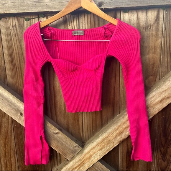 Pink Urban Outfitters Square Neck Top - Picture 2 of 6